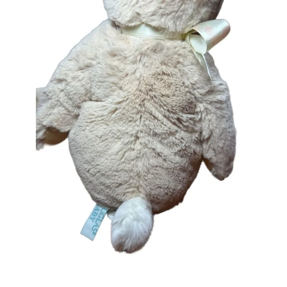 DOUGLAS‎ BABY BUNNY PLUMPIE LIGHT BROWN CREAM BUNNY RABBIT PLUSH SOFT LOVEY